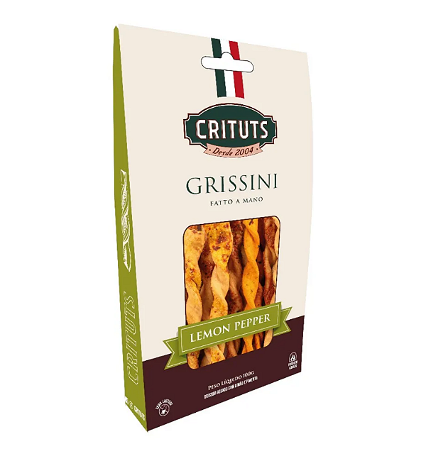 GRISSINI LEMON PEPPER CRITUTIS