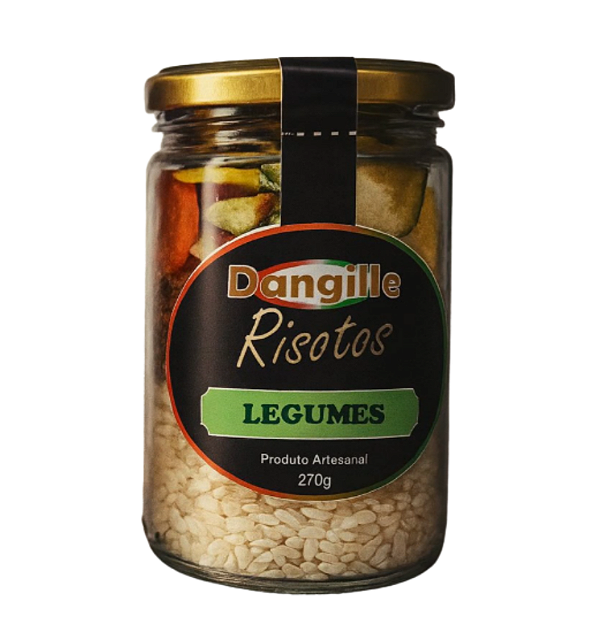 Risoto no pote Legumes Dangille
