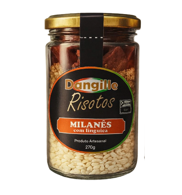 Risoto no pote Milanês Dangille