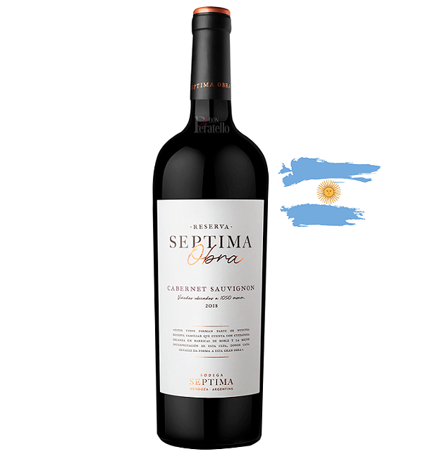 VINHO SEPTIMA OBRA RESERVA CAB SAUV 750 ML