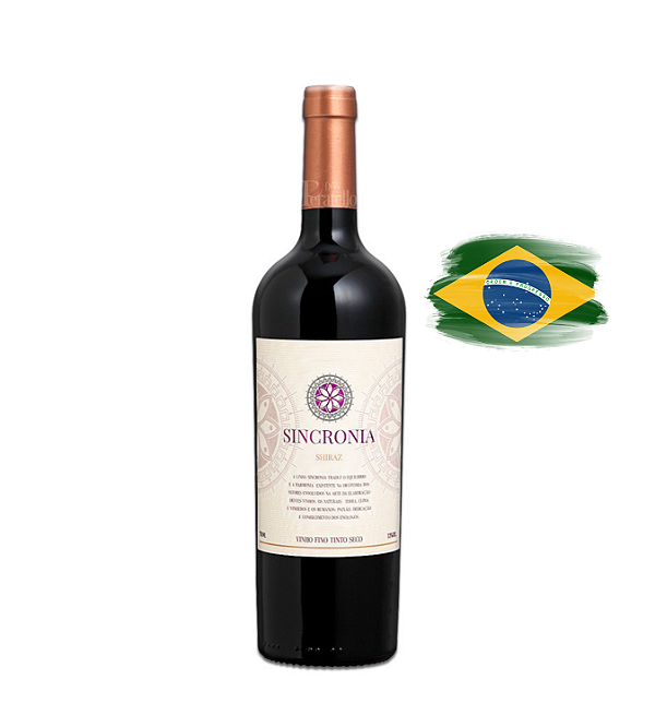 Vinho Fino Tinto Seco Sincronia Shiraz