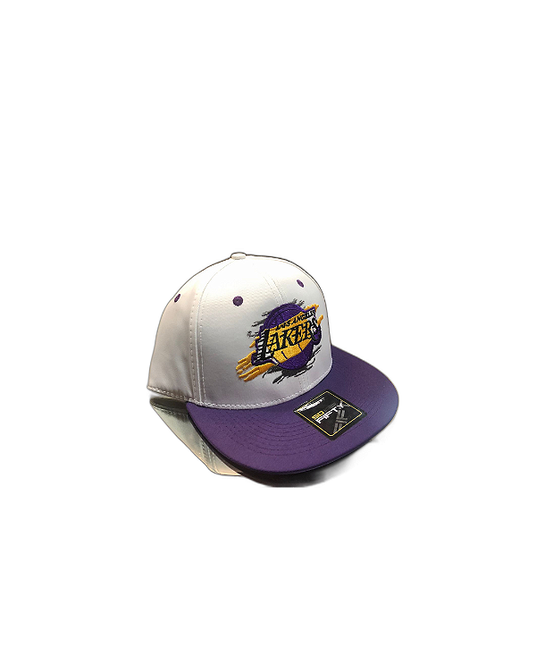 Boné LAKERS NEW ERA 9FIFTY - ROXO E BRANCO