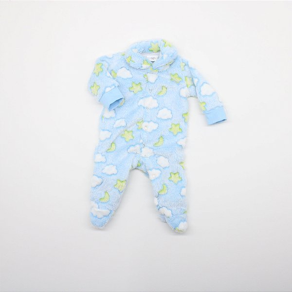 Macacão Tip Top Prematuro Azul Tipfl107