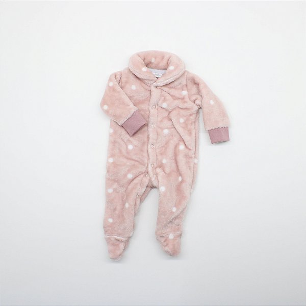 Macacão Tip Top Prematuro Rosa Tipfl110