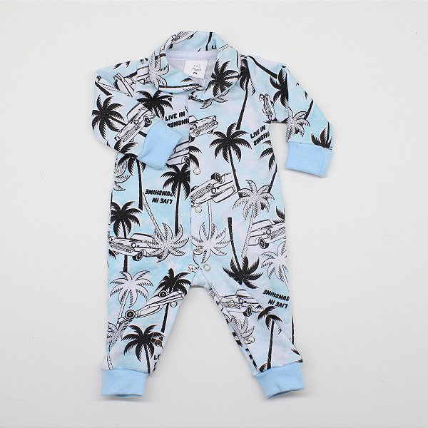 Macacão Prematuro Coqueiro Azulclaro Tipml003