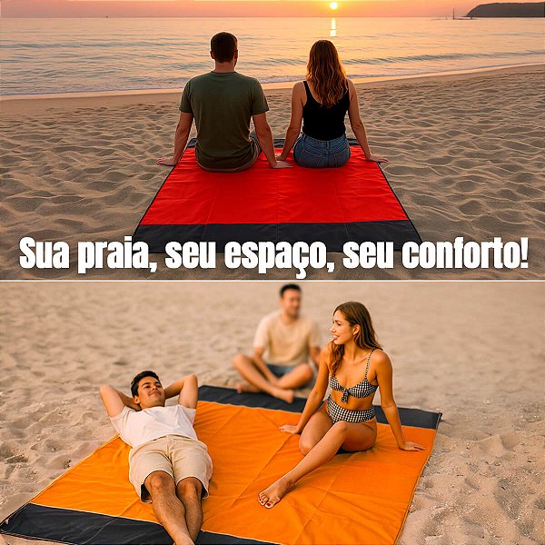 Esteira de Praia Dobrável Impermeável Piquenique