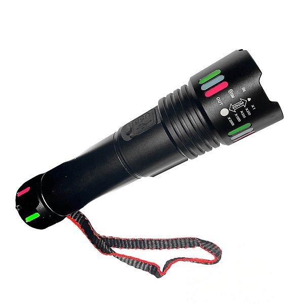 Lanterna Tática Led Zoom Telescópio