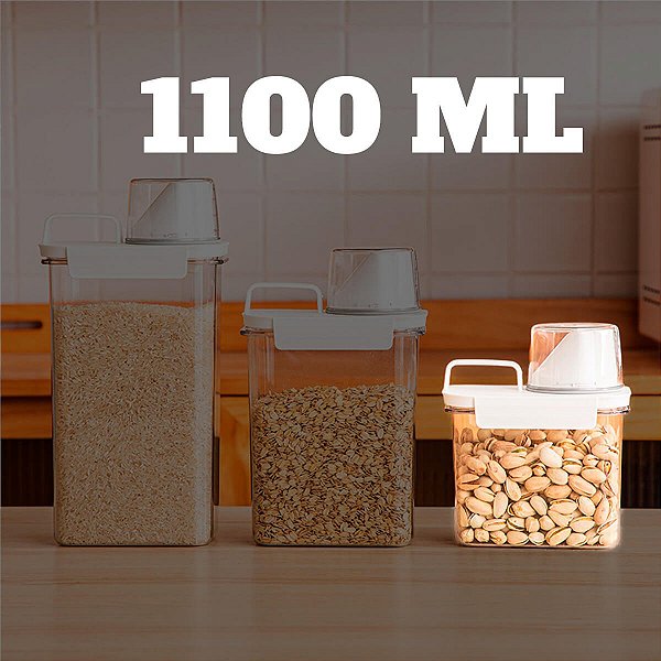 Pote Hermético com Medidor [1100 ML]