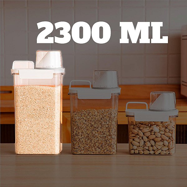 Pote Hermético com Medidor [2300ML]
