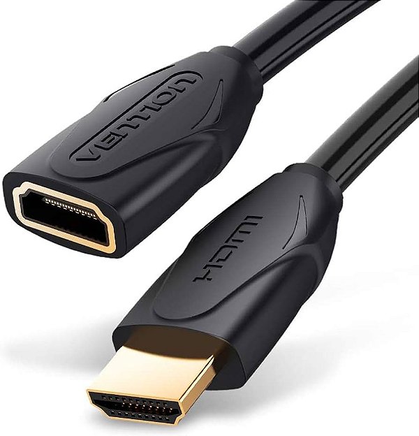 Cabo Extensor Hdmi 4k Macho X Femea 28cm