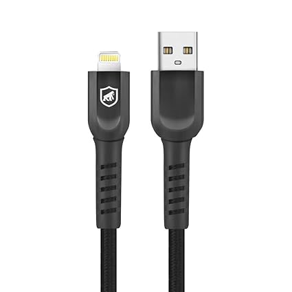 Cabo APPLE Lightning to USB-A Gorila Dual Shock Preto 2m