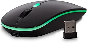 Mouse sem fio Maxprint Croma RGB Recarregável