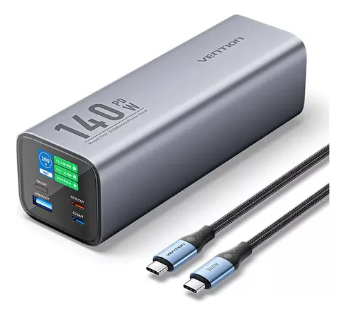 Carregador Portatil 27000mAh 140w PD 3.1 Vention