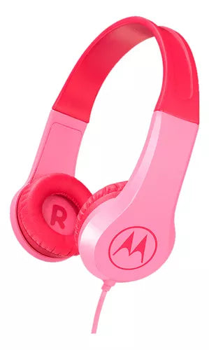 HEADPHONE MOTOROLA JR200 KIDS - ROSA