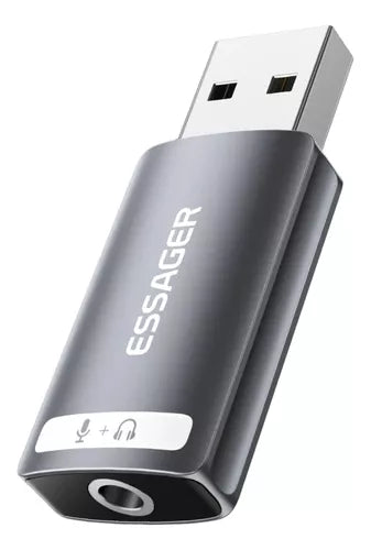 Placa de Som Externa USB Essager P3