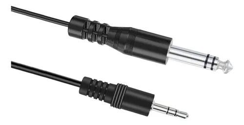 Cabo de audio P2 Stereo x P10 Stereo P2P1020 PlusCable