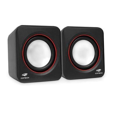 Caixa de Som 2.0 C3Tech SP-301BK 3w