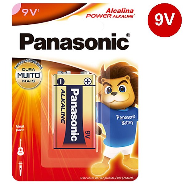 Bateria 9v Alcalina Panasonic