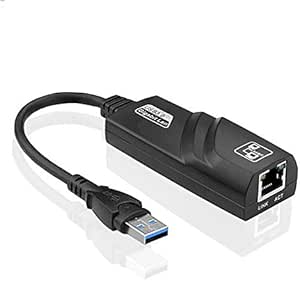 Cabo Conversor USB 3.0 para rede Gigabit 100/1000