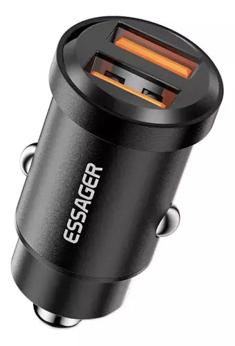 Carregador Veicular Essager 30w Duplo USB-A