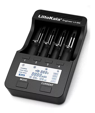 Carregador de Pilhas Liitokala Lii 500 para 4 Pilhas