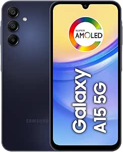 Celular Samsung Galaxy A15 4G128GB 4GB SM-A155M Azul Escuro