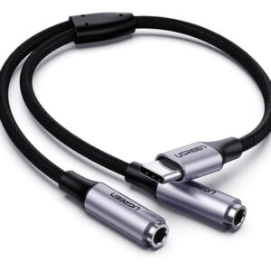 Cabo Adaptador Conversor USB-C para 2x P2 AV144 Ugreen