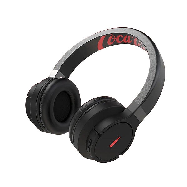 Headphone BT Iwill Coca Cola Elite Bass Preto e Vermelho