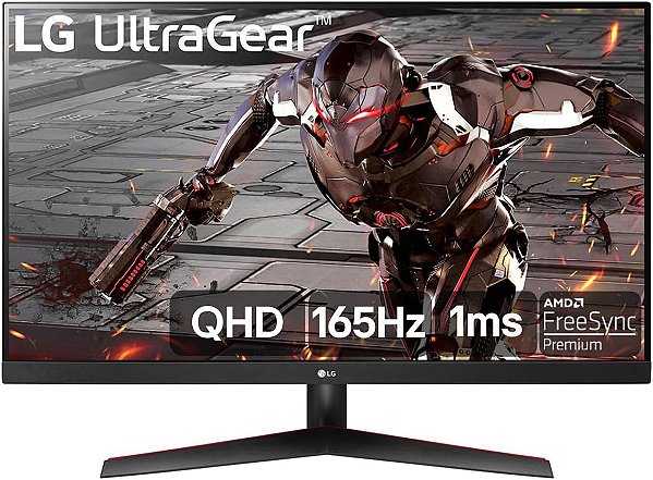 Monitor 32" LED LG UltraGear 32GN600 VA QHD 2560 x 1440 165Hz Freesync