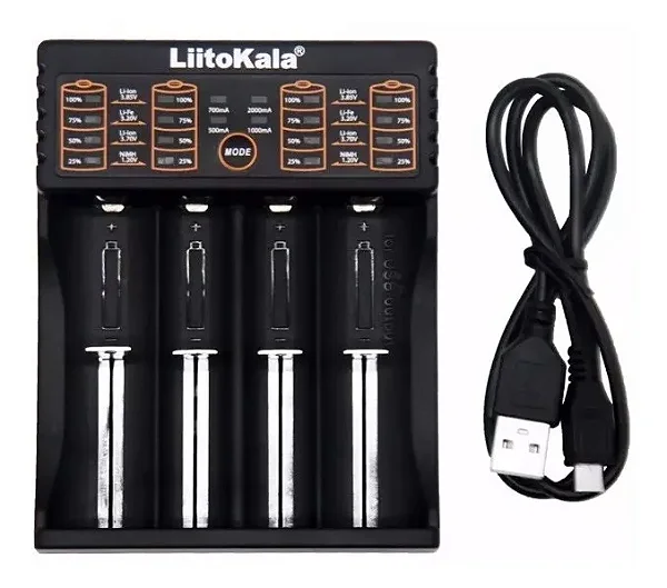 Carregador de Pilhas Liitokala Lii-402