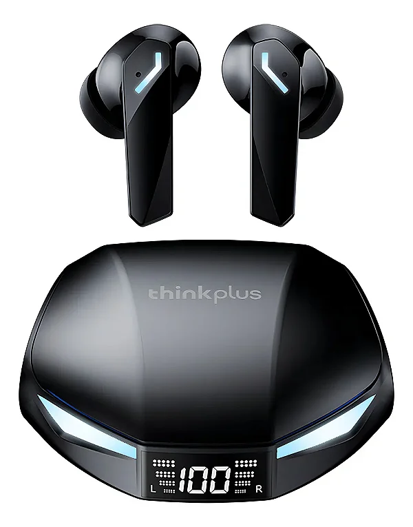 Fone de Ouvido Bluetooth Lenovo Thinkplus Earbuds XT 53 Preto