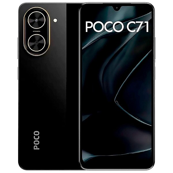 Celular Xiaomi Poco C71 128GB 4GB Preto