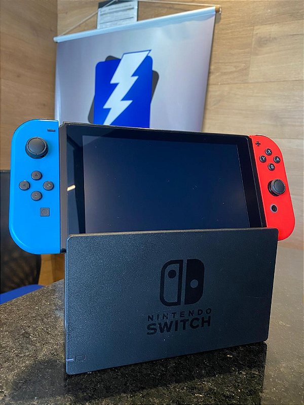 Video Game Nintendo Switch V1 32GB SEMINOVO