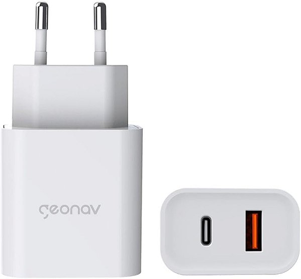 Carregador de parede Geonav 20w USB-A e USB-C