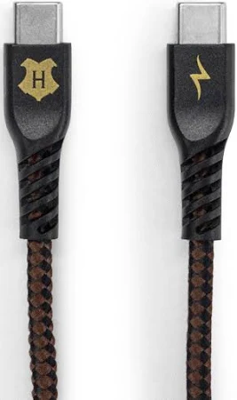 Cabo USB-C / USB-C Iwill Strong 1.2M Preto Hogwarts Harry Potter