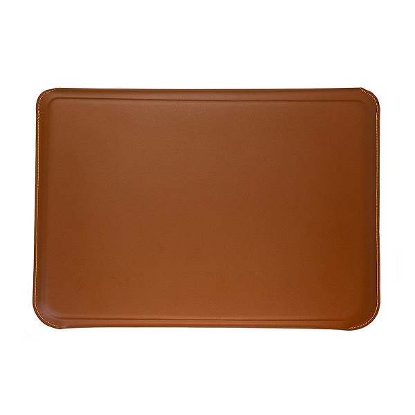 Case de Couro para MacBook 14" Marrom Leather Case Iwill