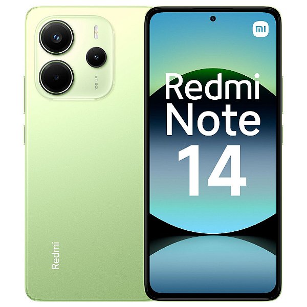 Celular Xiaomi Redmi Note 14 256GB 8GB 5500mAh Lime Green