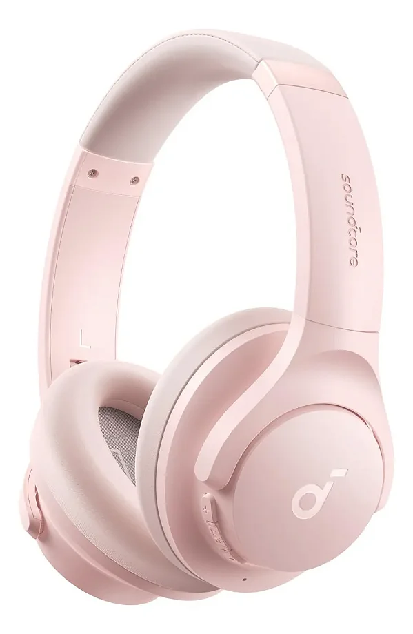 Headphone BT Anker Soundcore Q20i Hybrid ANC - Transparecy Mode - 60 Horas - Rosa