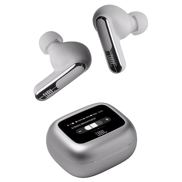 Fone de Ouvido Bluetooth JBL Live Beam 3 Silver