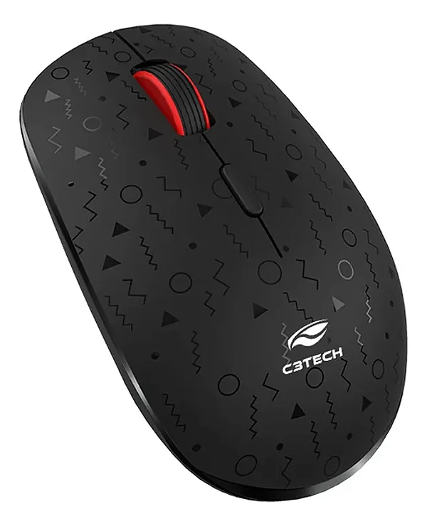 Mouse Sem Fio C3Tech M-W90 Recarregavel