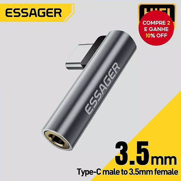 Adaptador USB-C para P2 Essager