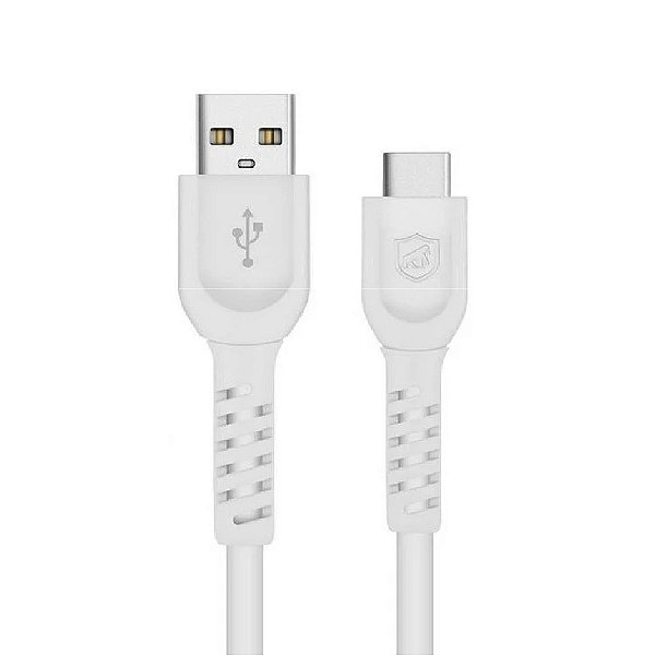 Cabo USB / USB-C Gorila Dual Shock Branco 1,2m