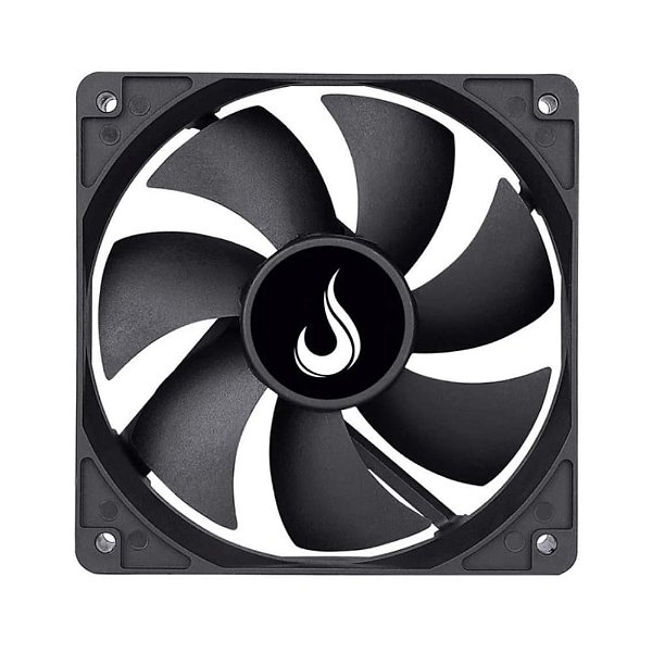 COOLER FAN 12 x 12 cm 120mm Rise Mode Preto - RM-BK-01-FB