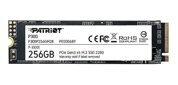 SSD NVME 256GB Patriot P300 2100Mbps