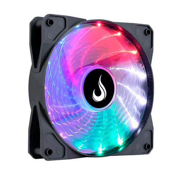 COOLER FAN 12 x 12 cm 120mm Rise Mode Wind Rainbow RM-WN-02-RGB