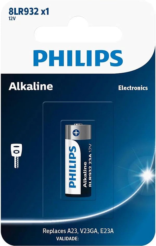 Pilha 12v A23 / 23A 8LR932 Alcalina Philips