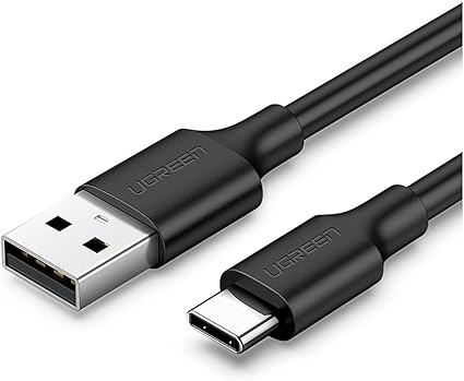 Cabo USB / USB-C Ugreen 3A US287 1,5 Metros Preto