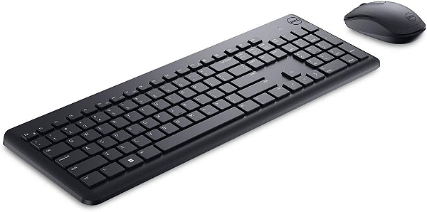 kit teclado + mouse sem fio Dell KM3322W-R-BPOR