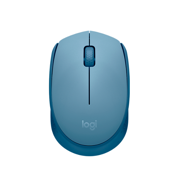 Mouse sem fio Logitech M170 - Azul Claro