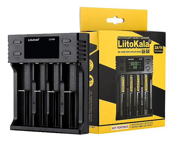 Carregador de Pilhas Liitokala Lii-S4